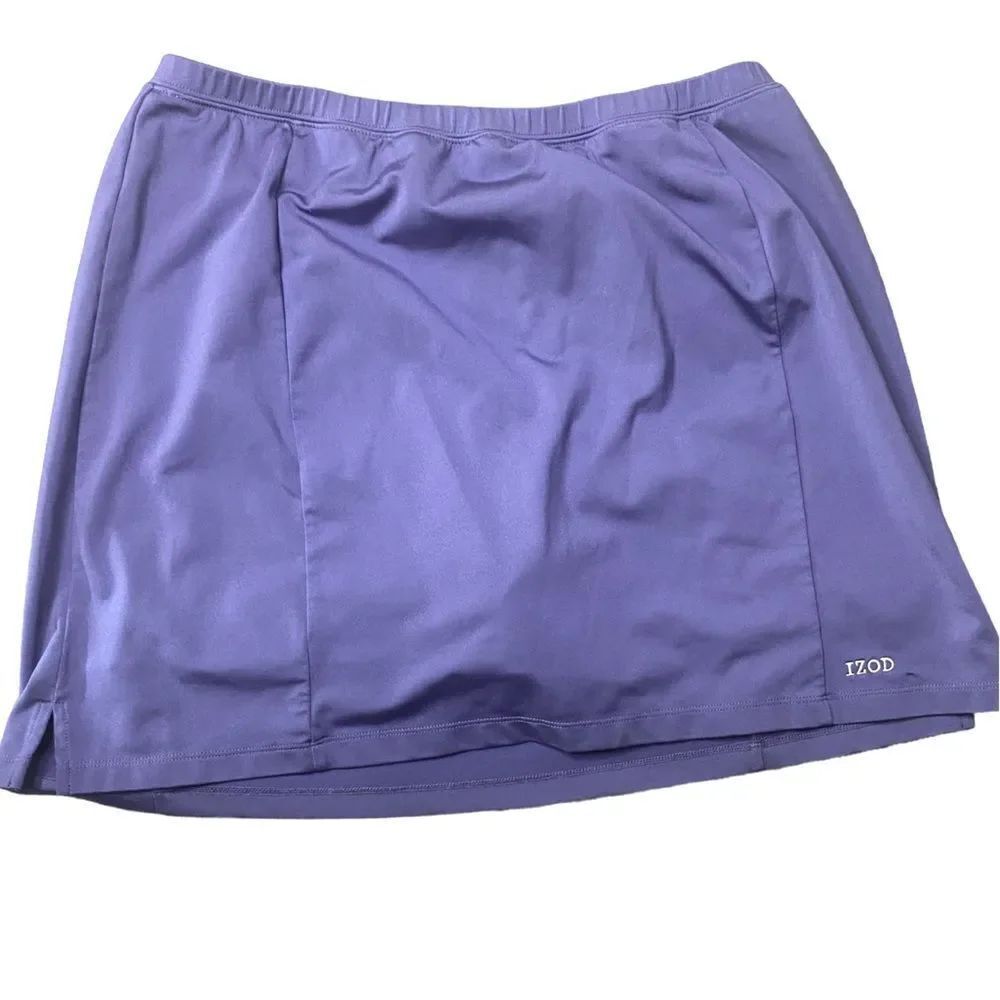 IZOD Cool FX Wm’s Sz Lrg Purple Golf Tennis Athletic Sport Skort